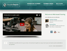 Tablet Screenshot of louderlearn.com